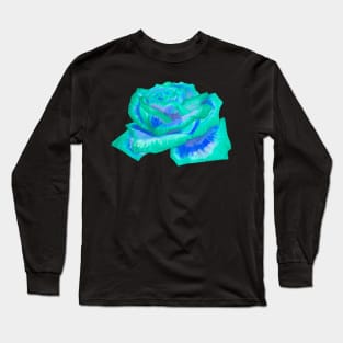 Acid rose flower Long Sleeve T-Shirt